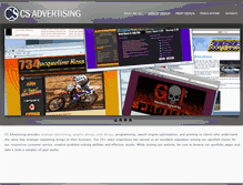 Tablet Screenshot of cs-advertising.com